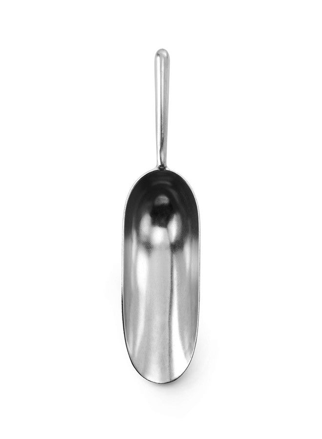 Houdini Double-Cast Aluminum Bar Ice Utility Scoop, Stainless Steel, 7 inches - Image 2