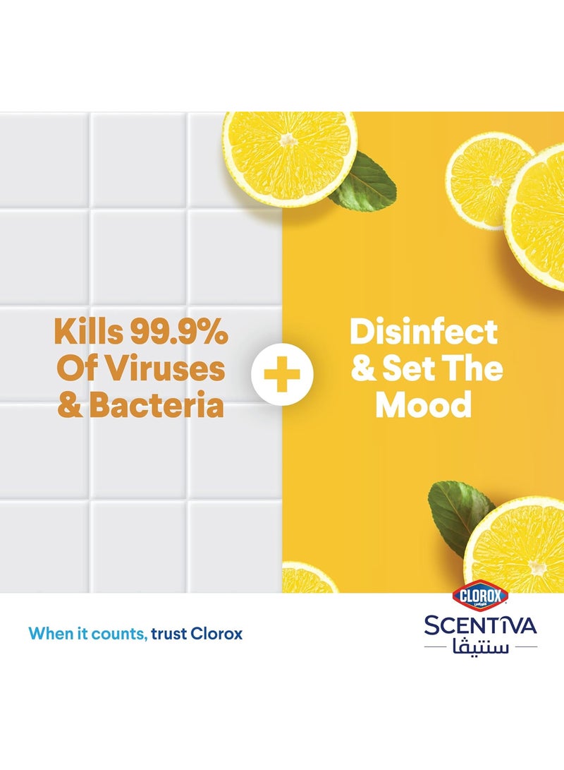 Clorox Scentiva Multipurpose Disinfectant Floor Cleaner Madagascar Citrus Grove 3L - Image 3