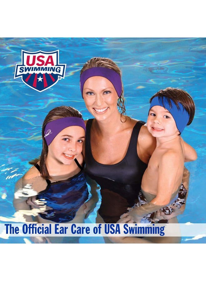 Mack's Swimming Headband – Best Swimmer's Headband – Doctor Recommended to Keep Water Out and Hold Ear Plugs in - Official Swimming Ear Band of USA Swimming  - Image 3