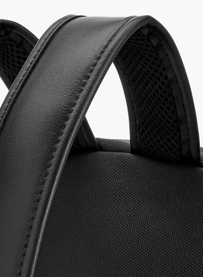 Missy Solid Backpack With Front Pocket