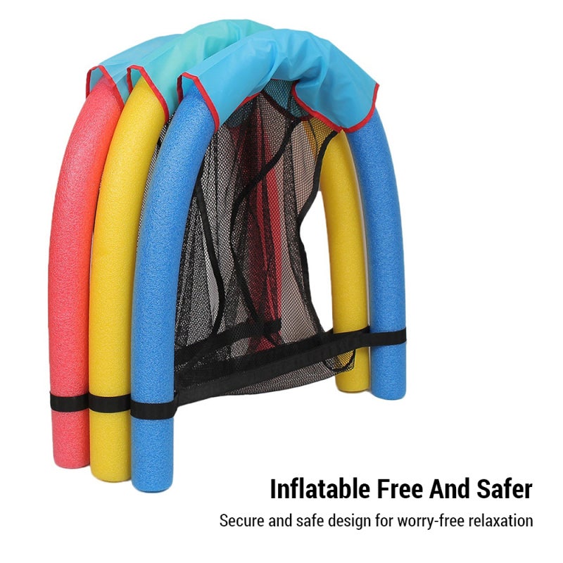 Pool Chair: Large Yellow - Exceptional Stable Float Power Hammock Chair for Pool Parties Beach Vacations Backyard Relaxation Adults & Kids - Image 5