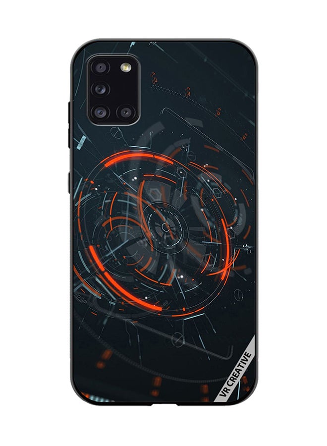 VR CREATIVE Protective Case Cover For Samsung Galaxy A31 Tech Design Multicolour - Image 1