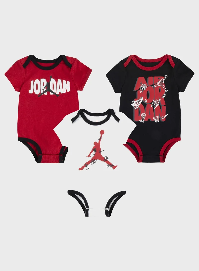 Jordan Infant 3 Pack Jordan Playground Bodysuit
