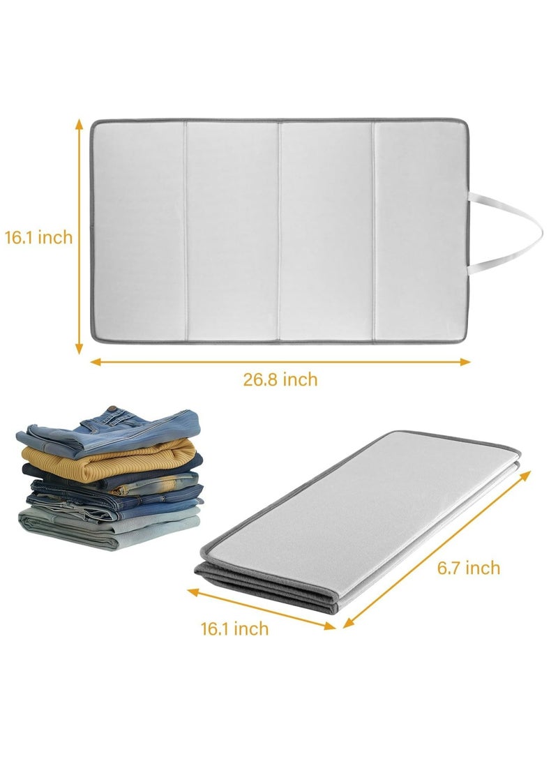 Joyelink Steamer Board for Clothes with Ironing Glove,Stand for Steaming Clothes,Steamer Pad,Hanging Ironing Board,Steamer for Clothes,Hanging Steam Iron Pad (Four-fold ironing board) - Image 5