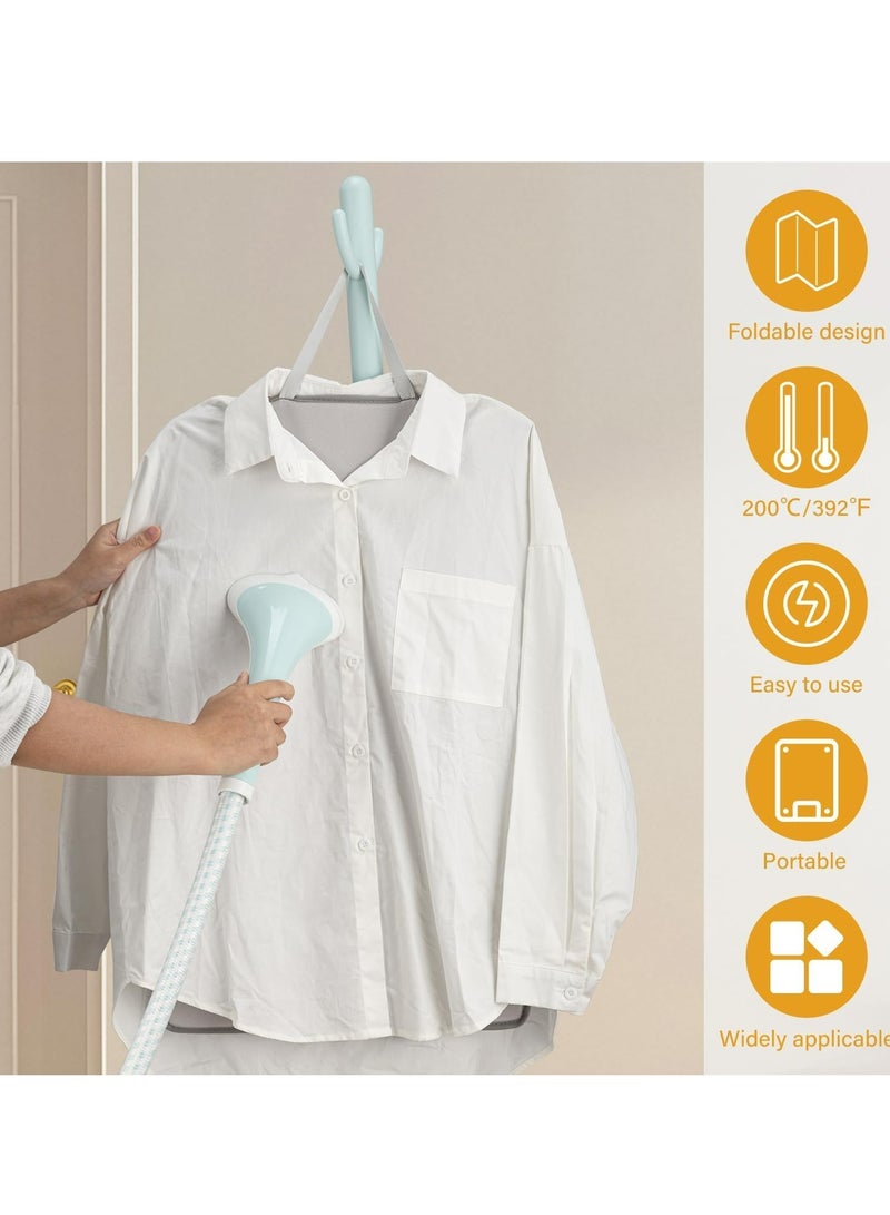 Joyelink Steamer Board for Clothes with Ironing Glove,Stand for Steaming Clothes,Steamer Pad,Hanging Ironing Board,Steamer for Clothes,Hanging Steam Iron Pad (Four-fold ironing board) - Image 3