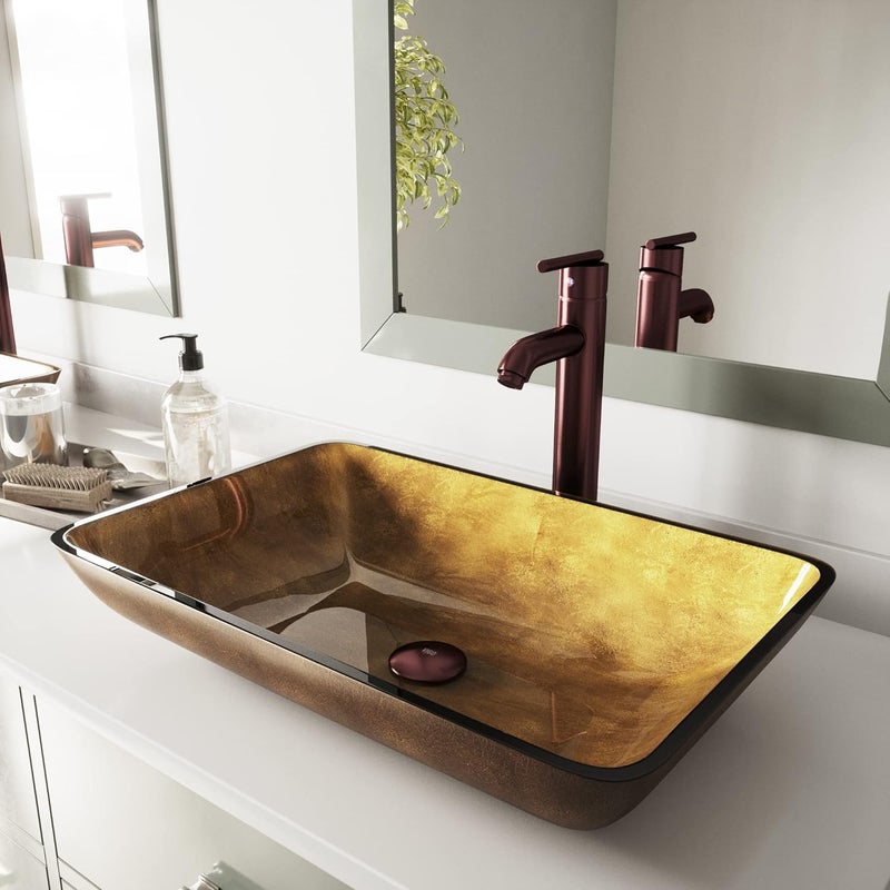 Vigo VG07506 Bath Sink  Above Counter - Image 4