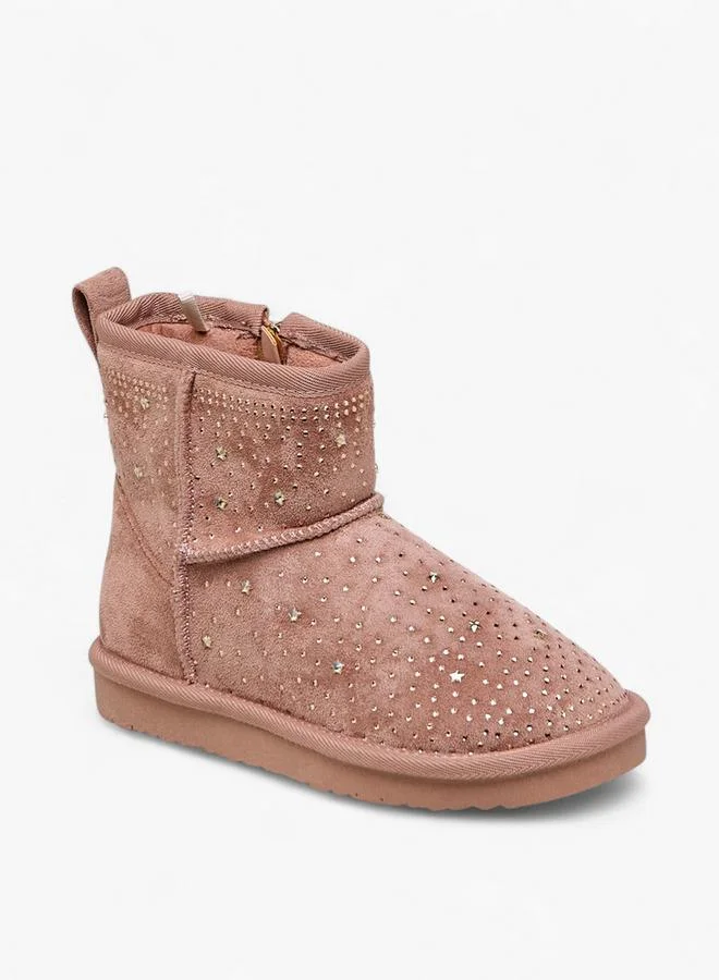 ليتل ميسي أحذية بناتي بسحاب