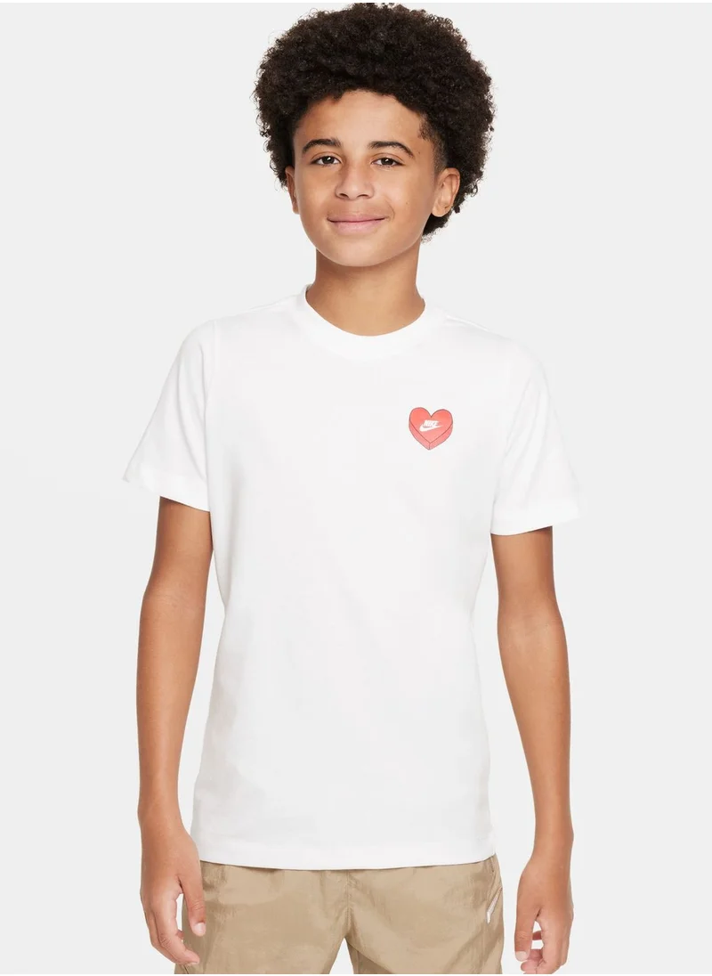 Nike Youth Nsw Heart T-Shirt