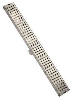 Rectangular shower floor drain, shower drain, 304 stainless steel linear drain with filter fitting