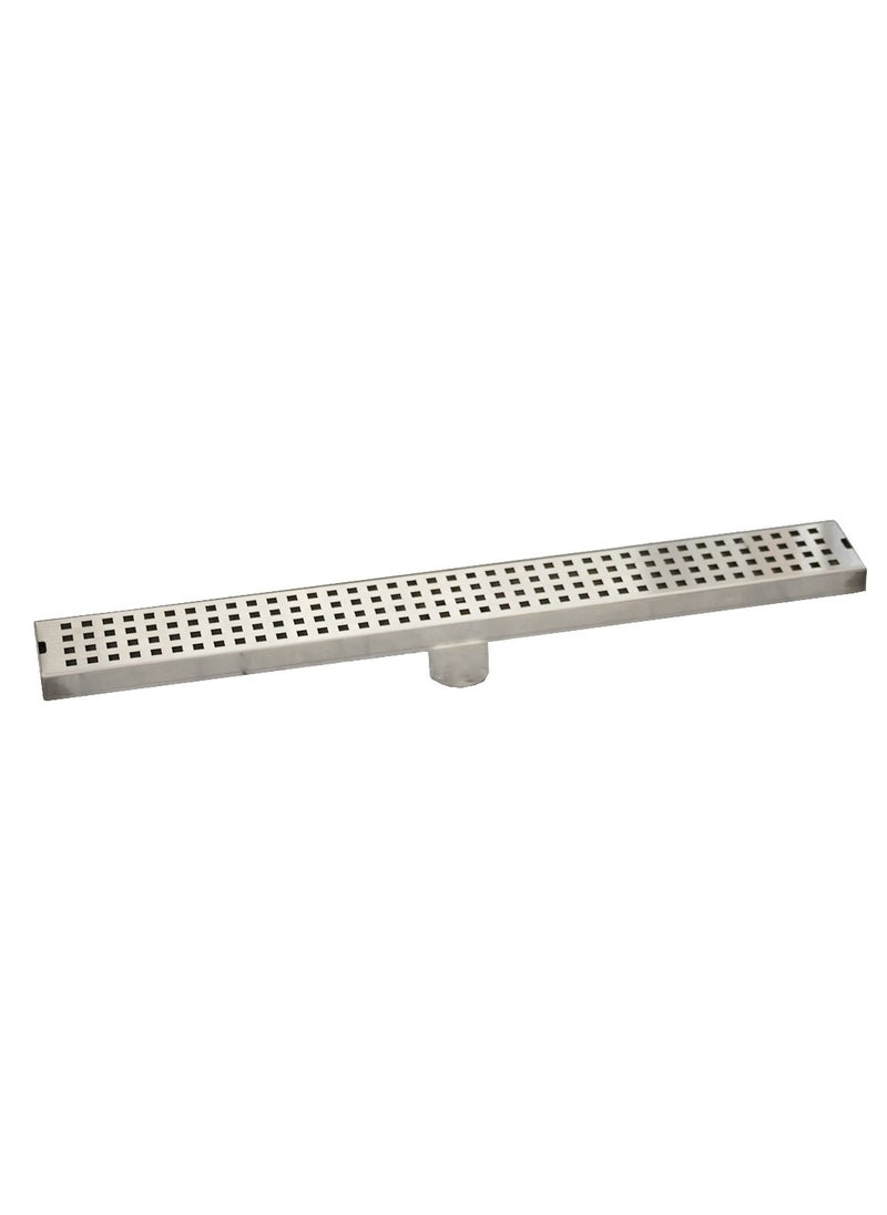 Generic - Rectangular shower floor drain, shower drain, 304 stainless steel linear drain with filter fitting - Image 1