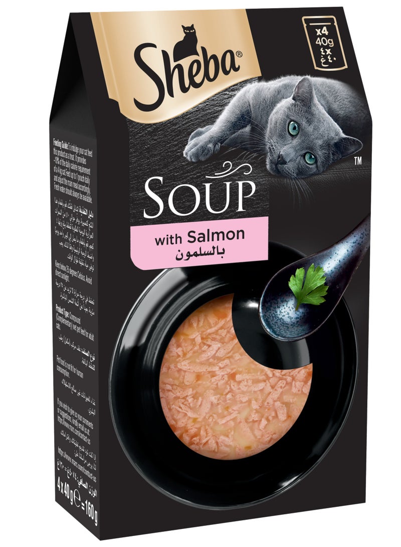 Sheba Cat Soup with Salmon  - Image 1