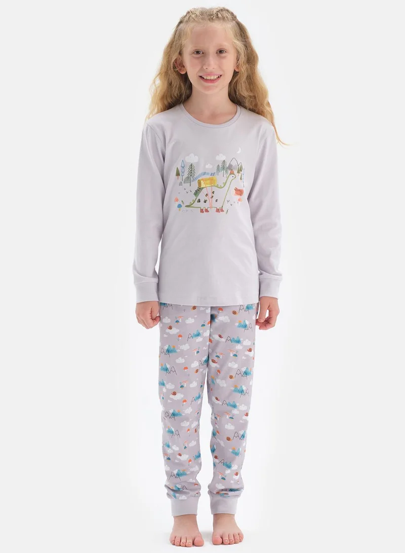 dagi Kids Dino Print Pyjama Set