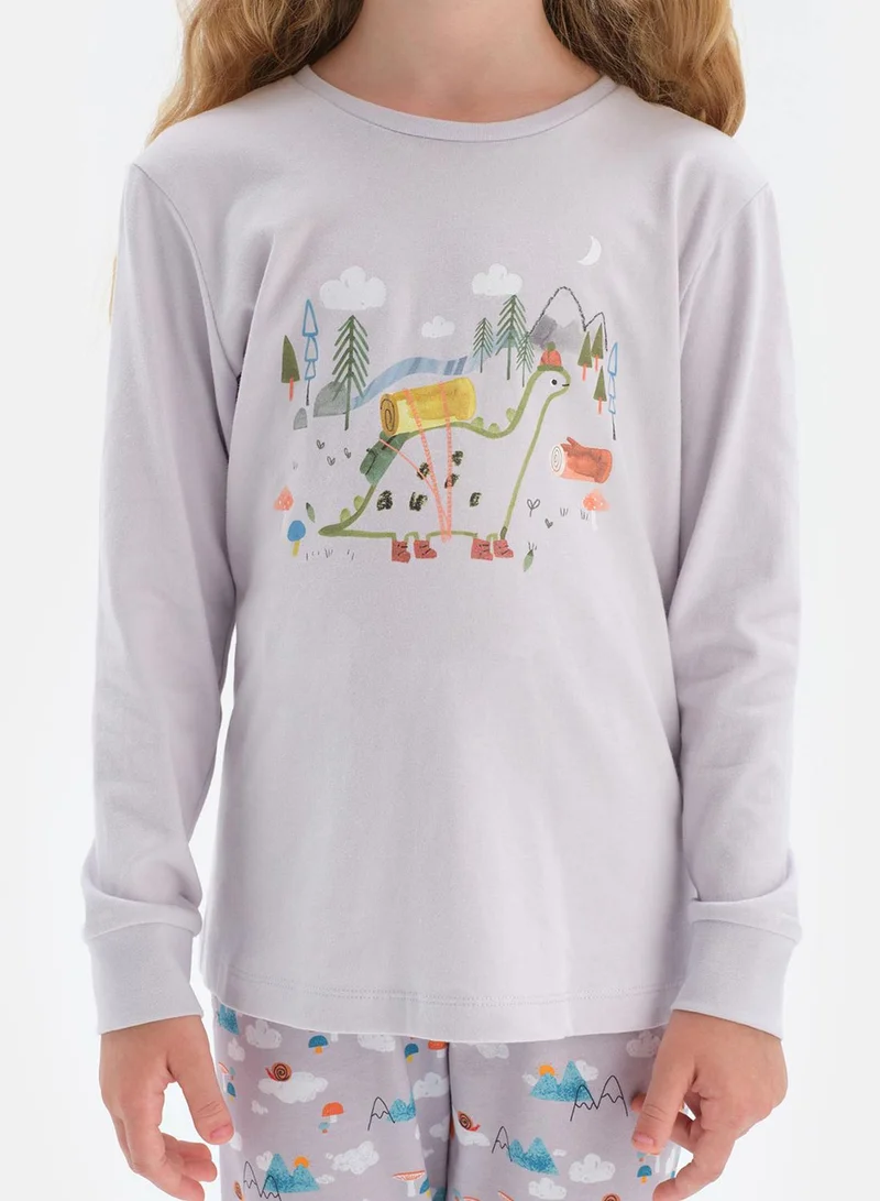 dagi Kids Dino Print Pyjama Set