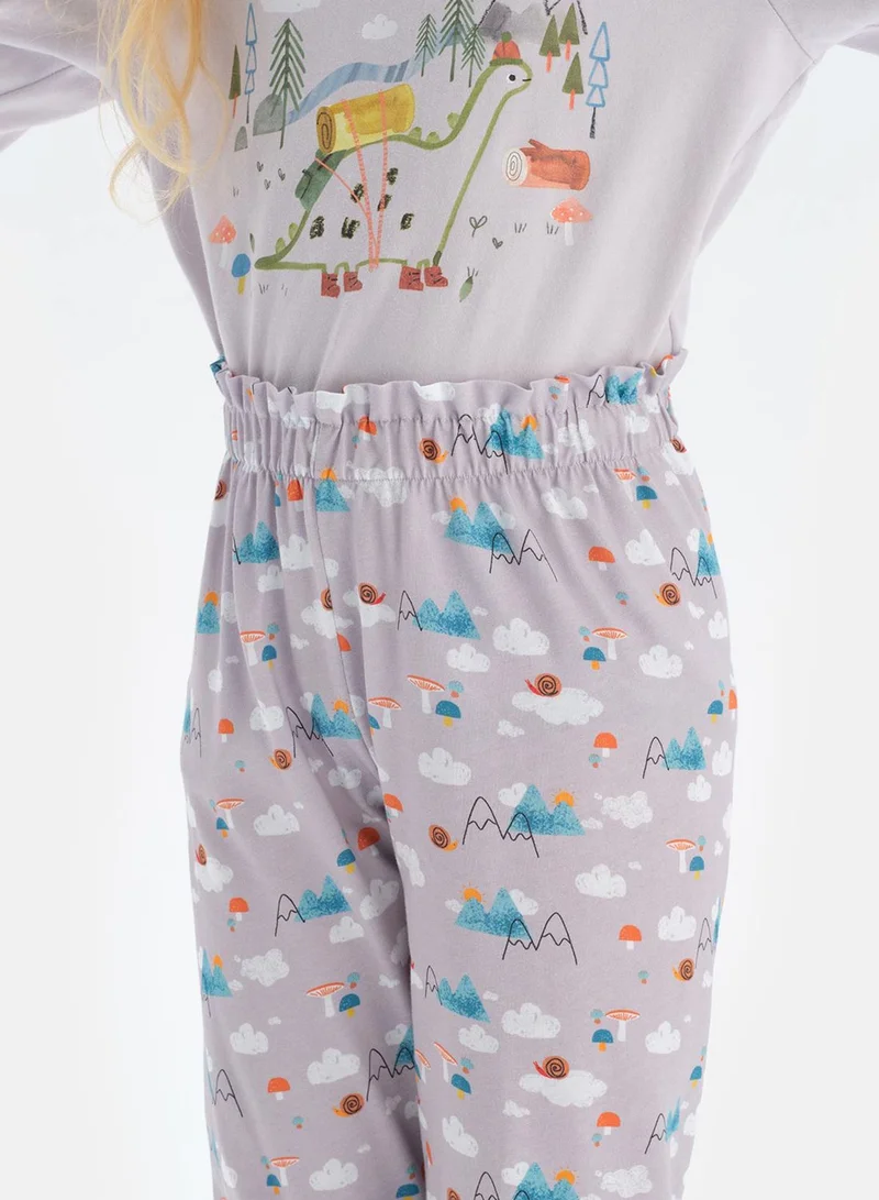 dagi Kids Dino Print Pyjama Set