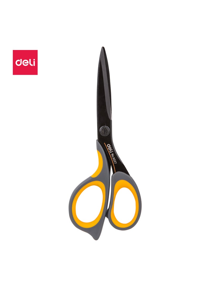 Deli E6027 Scissors (175mm) - Black - Image 1