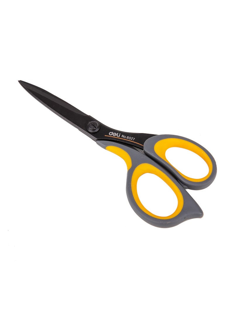 Deli E6027 Scissors (175mm) - Black - Image 3