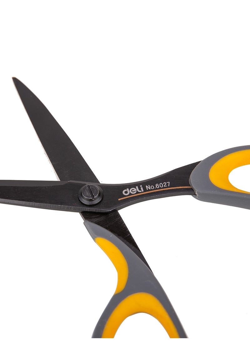 Deli E6027 Scissors (175mm) - Black - Image 4