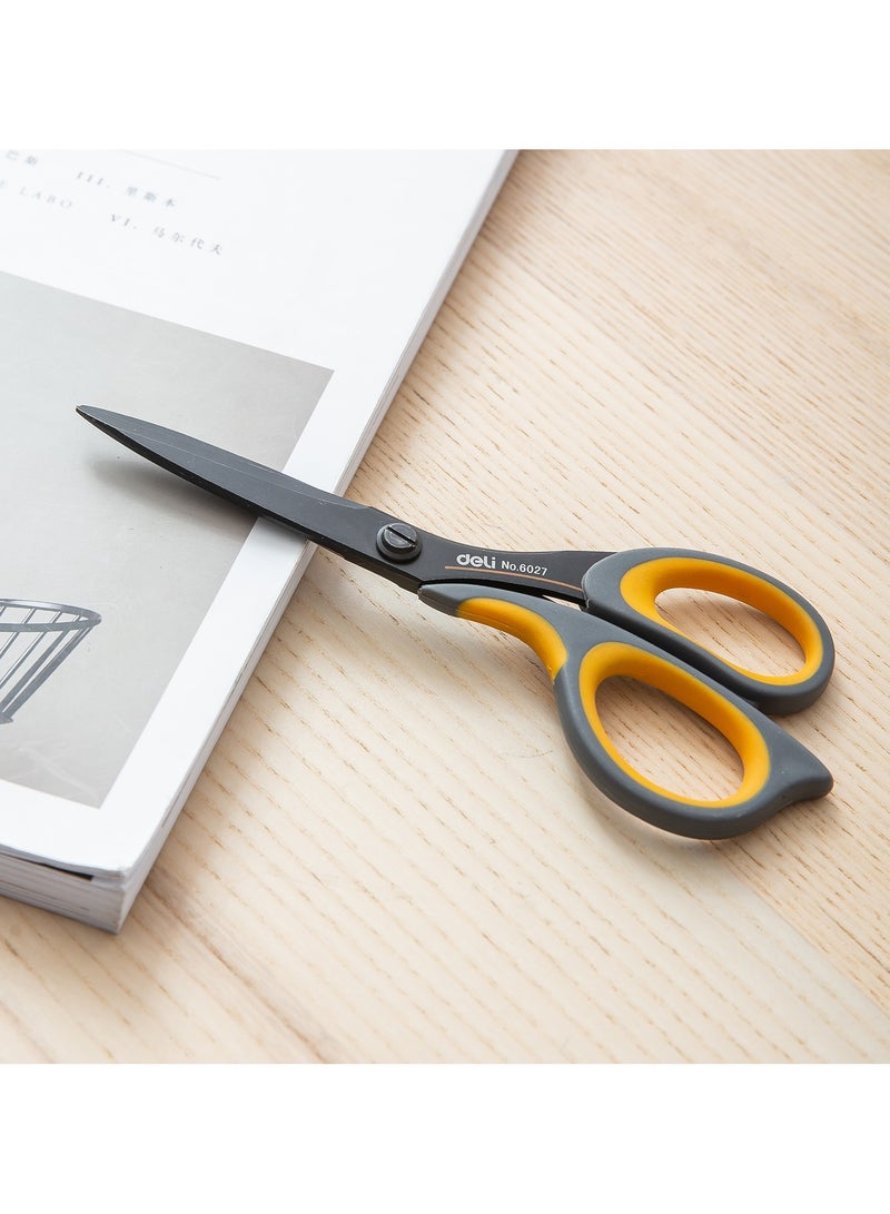 Deli E6027 Scissors (175mm) - Black - Image 5