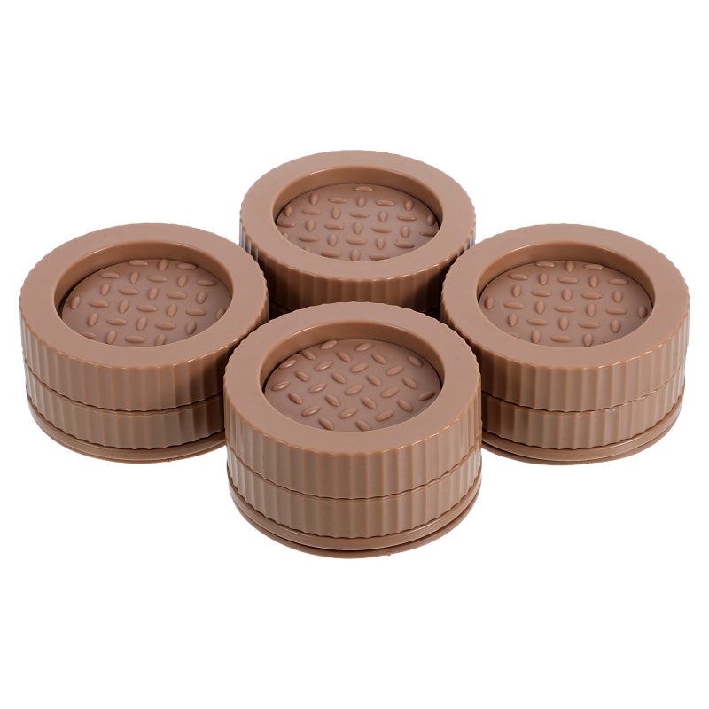 8 pcs Furniture Risers: Nonslip And Floor - Furniture Lift Add Height Round for Table Chair and Bed - Home and Office - Image 5