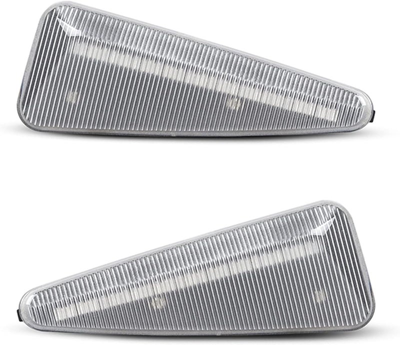 QASULER Dynamic Amber Side Marker Turn Signal Lights - Image 1