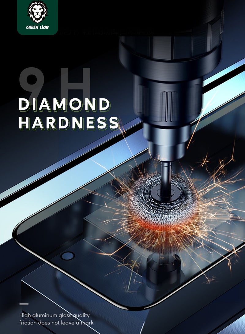 GREEN LION iPhone 14 Pro Max Screen Protector 3D Pv-Pet Pro Full Curved Glass / Anti Fingerprint / Anti Scratch / Grease Resistance / Ultra Hardness / Highly Responsive - Black Edge/Privacy - Image 5