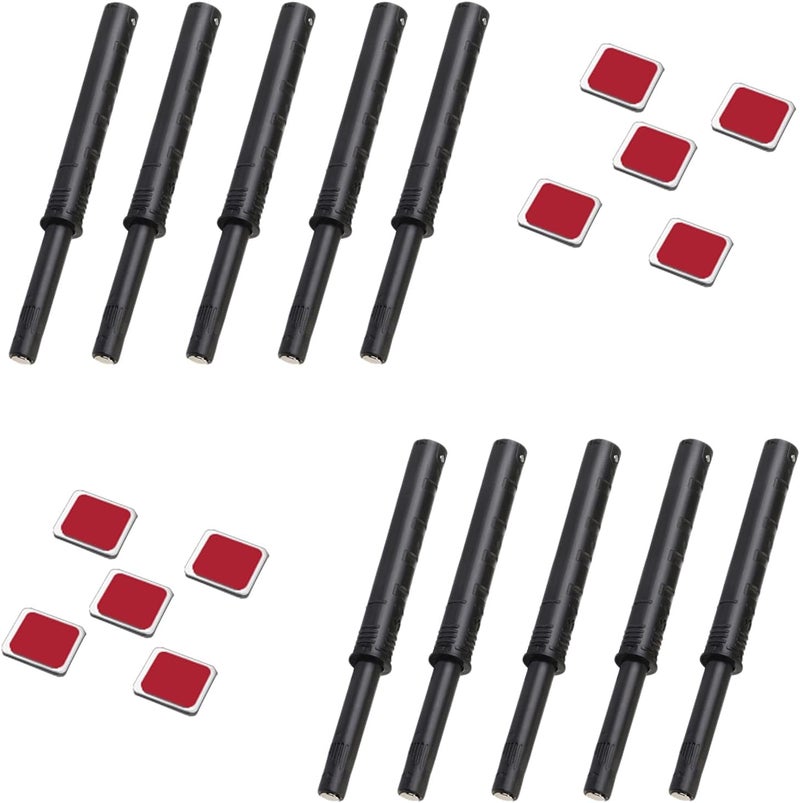 bjsdkff 10 Pcs Magnetic Push Latches for Cabinet Push to Open Door Latch Soft Quiet Close Closers Push to Open Cabinet Door Latch for Closure Cabinet Drawer Wardrobe Kitchen Door (Large) - Image 1