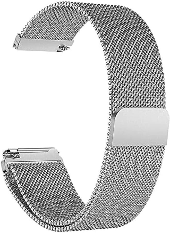 ieLive - ieLive For Fitbit Versa Bands Milanese Loop Stainless Steel Metal Replacement Bracelet Strap with Unique Magnet Lock Accessories Wristbands - Image 1