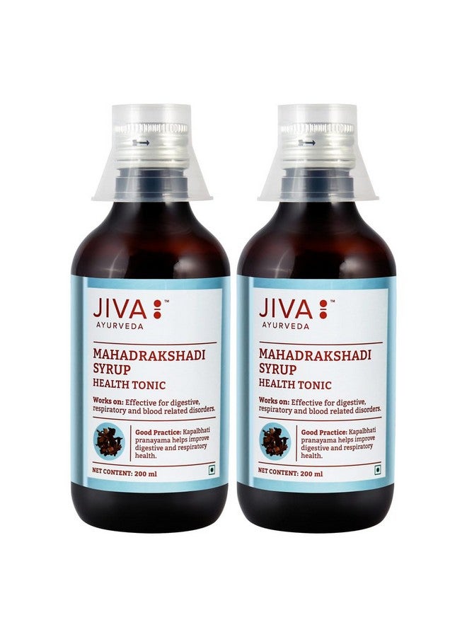 Jiva Ayurveda Mahadrakshadi Syrup - 200 ml (Pack of 2) - Image 1