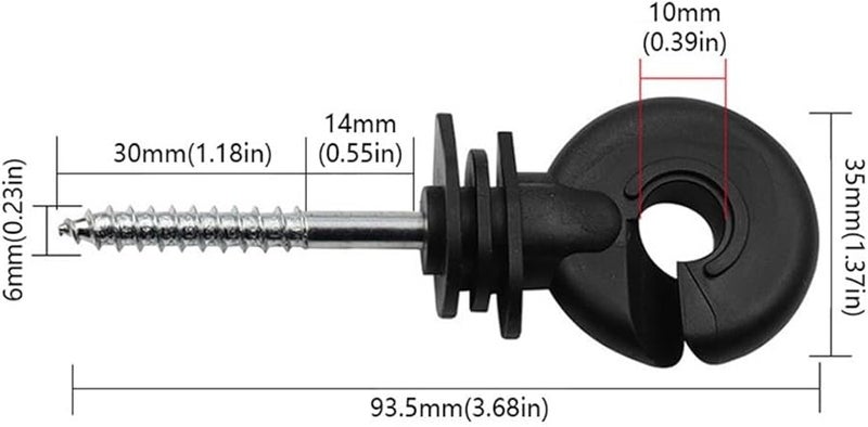 محول مثقب السياج الكهربائي لحلقات العوازل الطويلة ذات الشريط الإزاحة اللون أ - Image 4