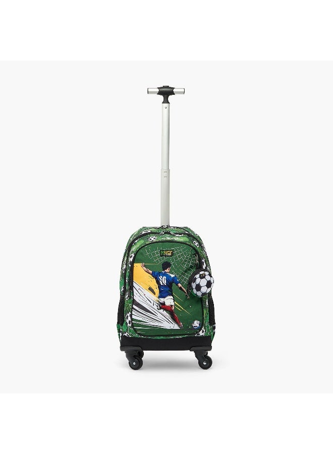 Must 17.3 Inch-Football-Trolley Bag-2 Cmprts- (Polyester) Multicolor \ 34?20?44 - Image 3