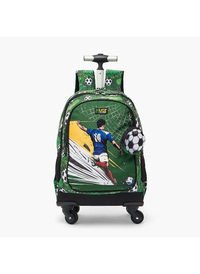 Must 17.3 Inch-Football-Trolley Bag-2 Cmprts- (Polyester) Multicolor \ 34?20?44 - Image 1