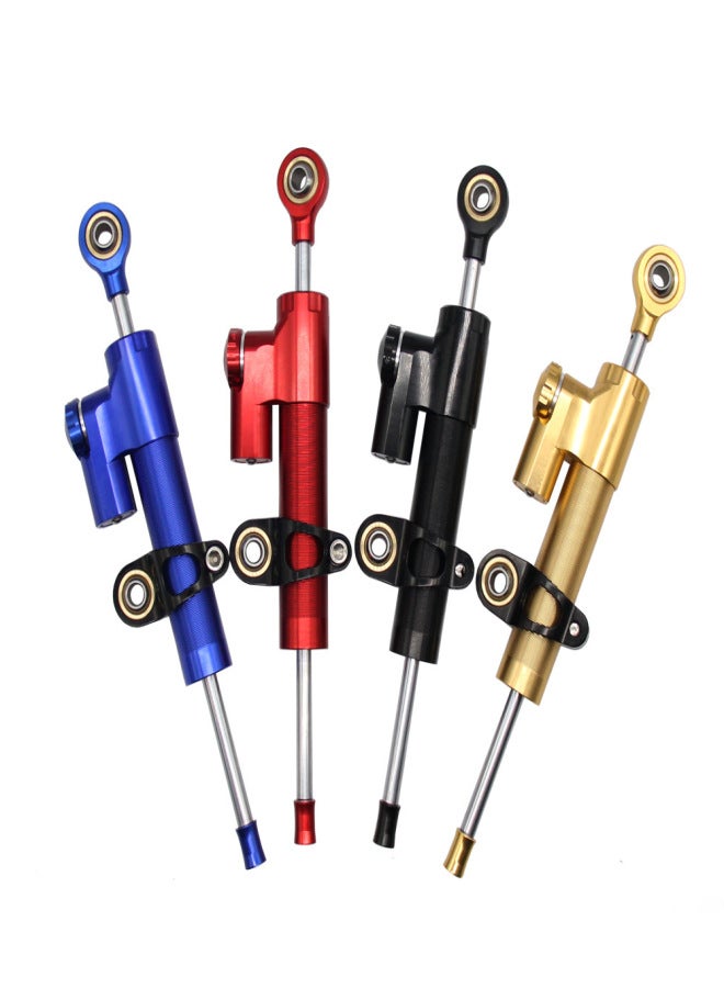 ملحقات تعديل الدراجات النارية، مسطرة تيتانيوم، ممتص صدمات عالمي، مخمد توجيه، مثبت توجيه، مخمد أحمر - Image 3