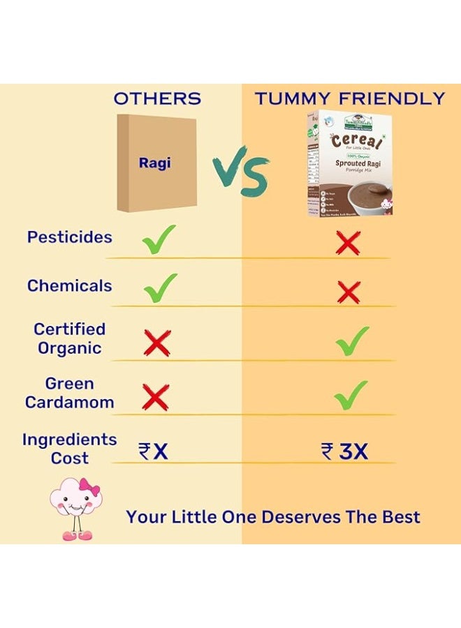 TUMMY FRIENDLY مسحوق راغي عضوي براعم صديق للمعدة للأطفال، 200 جرام - Image 4