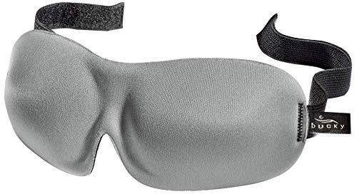 Bucky 40 Blinks No Pressure Eye Mask for Travel & Sleep, Cool Gray, One Size - Image 1
