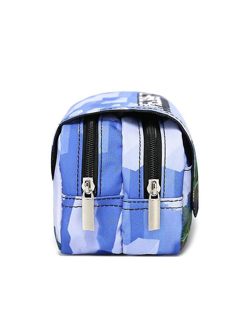 general Minecraft Printed Pencil Case For Game Lovers Double Pencil Case Stationery Storage Box Suitable for teens, children, boys and girls - Image 2