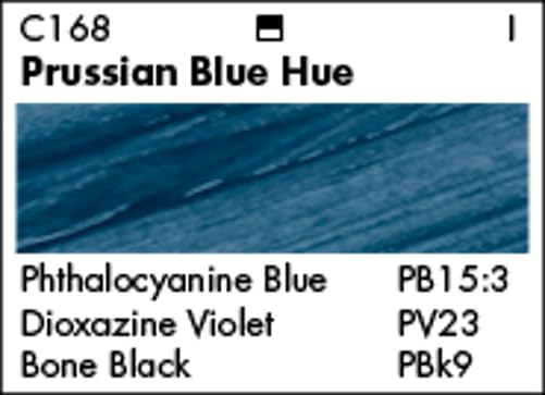 Grumbacher Academy Acrylic Paint Gloss 200ml68 oz Plastic Tube Prussian Blue C168P200 - Image 3