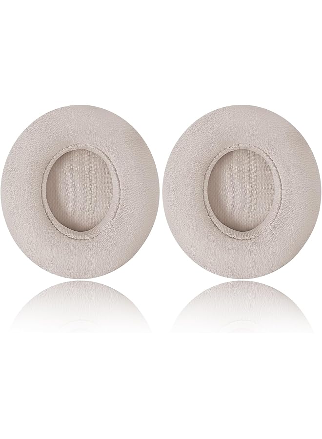 erorex Professional Ear Pads Cushions Replacement Pro M Earpads Compatible With Beats Solo2 & Solo3 Wireless On Ear Headphones With Soft Protein Leather Strong Adhesive Tape Satin Gold - Image 2