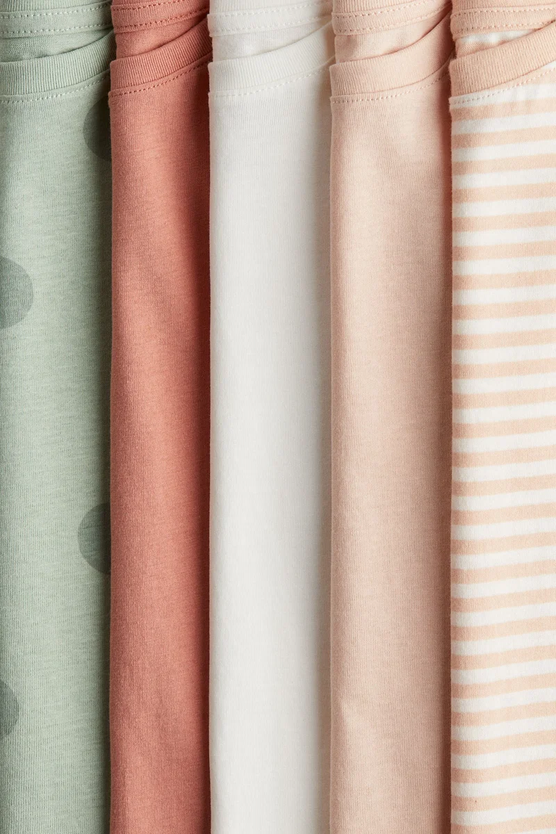 H&M 5-pack cotton T-shirts