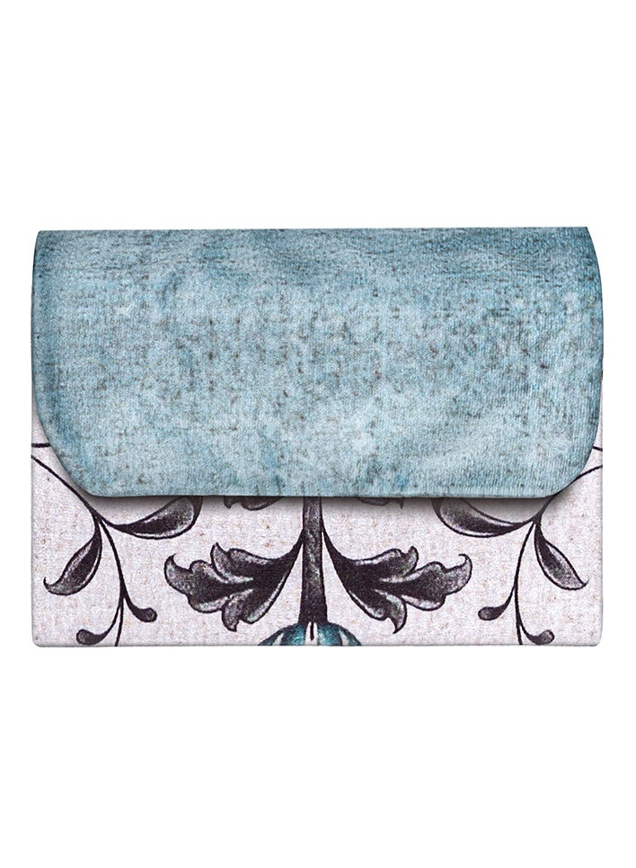 اربن رجز Blue Blooming Damask Portable Sejadah - Image 1