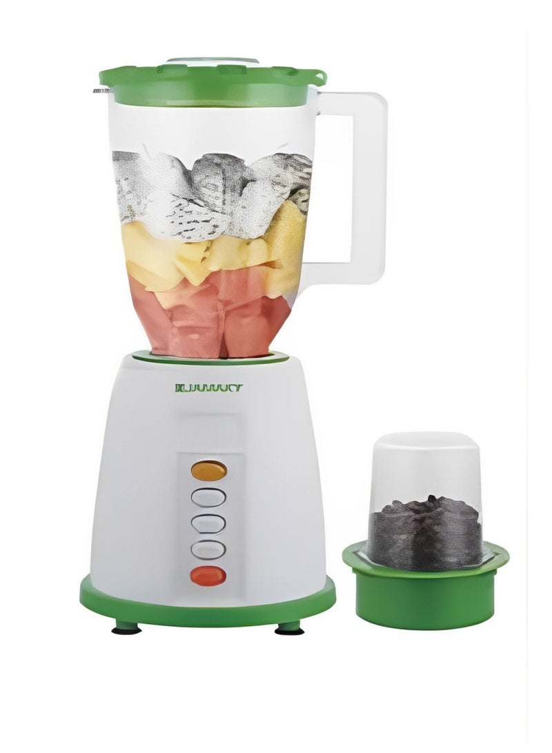 Jamaky Italy خلاط 2 في 1 متعدد الوظائف بالتكنولوجيا الإيطالية - 350 وات JMK4008 - أخضر - Image 1