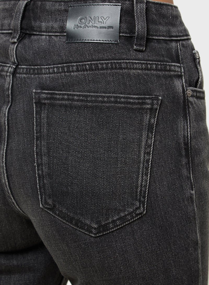 اونلي جينز بخصر عالٍ وقصة مستقيمة - Image 4