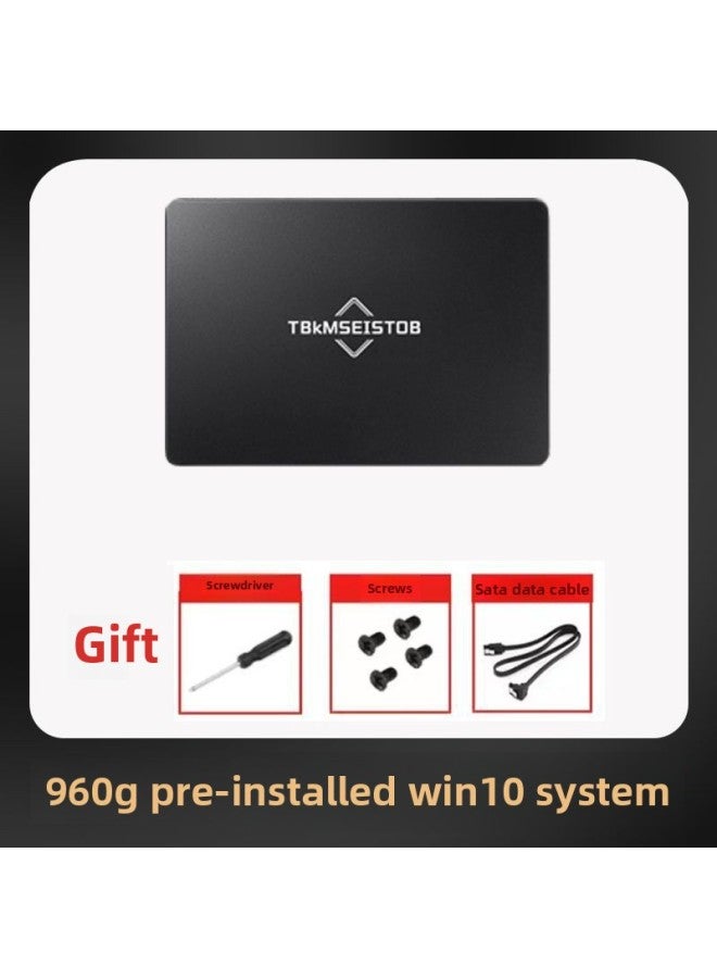 1TB SSD Solid State Drive Desktop Notebook Universal Sata3.0 Interface High-speed Mass Storage-Capacity:960gb-order Now As A Gift Package + Pre-installed Win10 System - Image 1