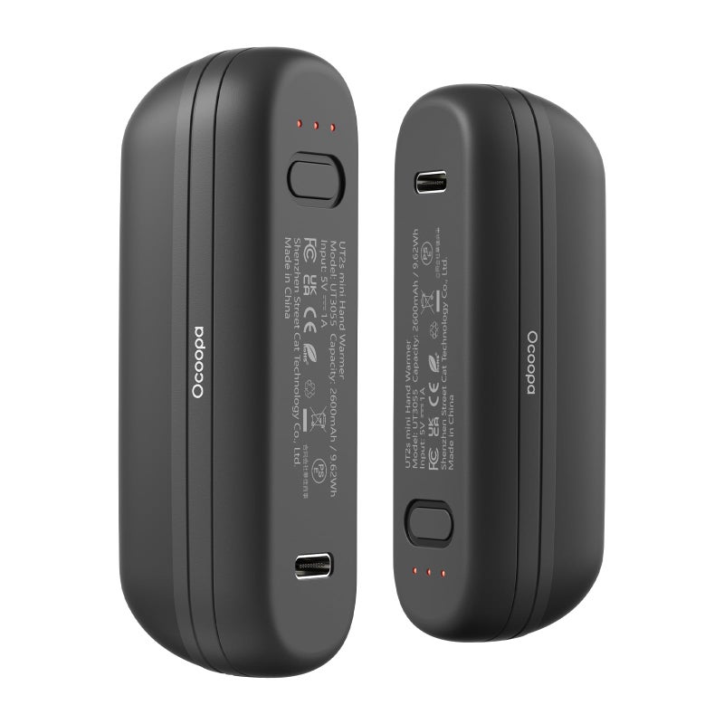 OCOOPA OCOOPA 2 in 1 Magnetic Rechargeable Hand Warmers, UT2s Mini Electric Handwarmers 2 Pack, Split USB-C, Reusable Portable Pocket Heater, Raynauds, Golf, Tech Gifts for Women Men  - Image 1