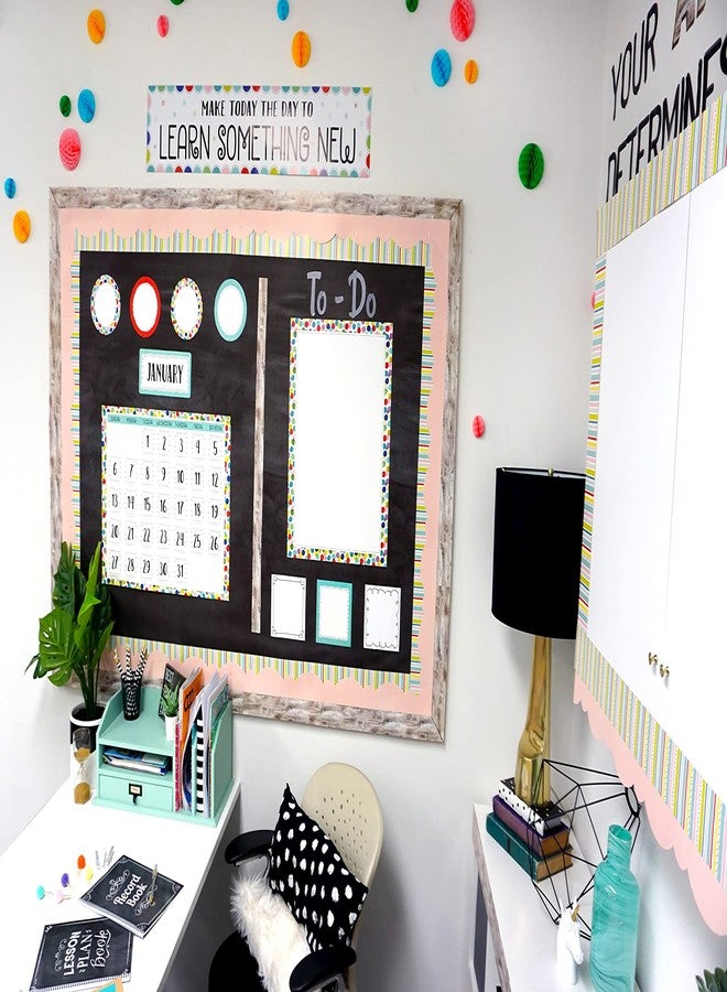 Creative Teaching Press CTP Blush Stylish Scallops Bulletin Board EZ Border (Creative Teaching Press 10527) - Image 3