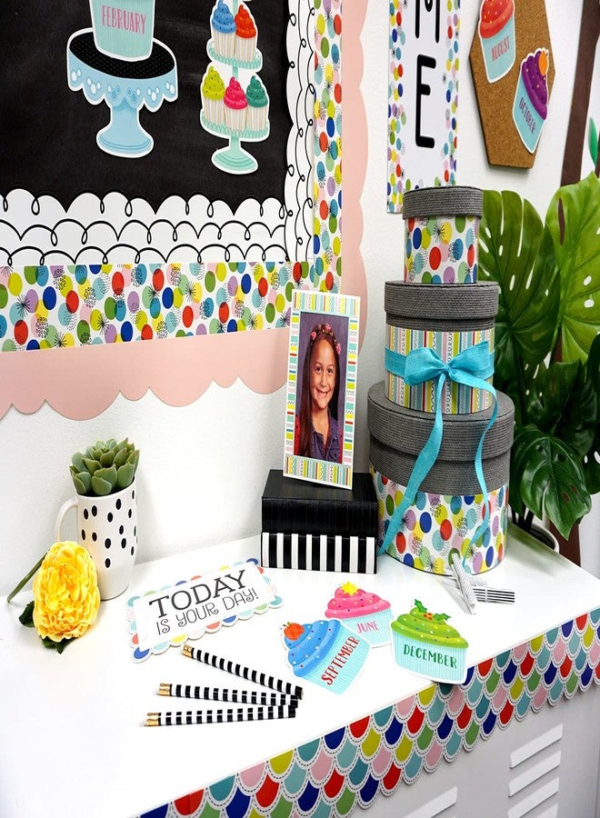 Creative Teaching Press CTP Blush Stylish Scallops Bulletin Board EZ Border (Creative Teaching Press 10527) - Image 2