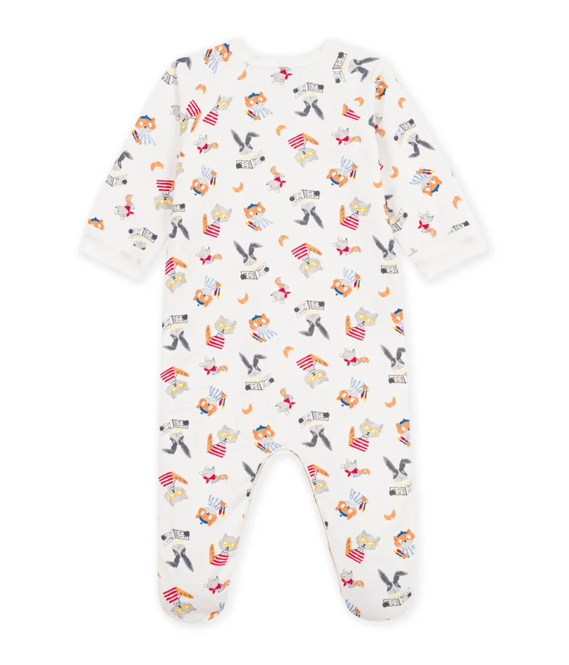 بيتي باتو Babies' Animal-Print Fleece Pyjamas
