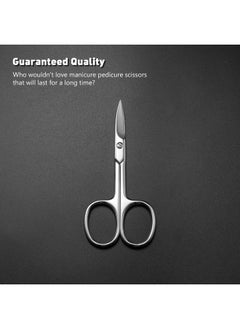 BEZOX BEZOX Nail Scissors with Sharp Curved Blade - Nail Maintenance Toenail and Fingernail Scissor with Ergonomic Design for Men & Women  - Image 2