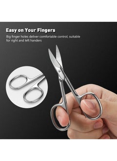 BEZOX BEZOX Nail Scissors with Sharp Curved Blade - Nail Maintenance Toenail and Fingernail Scissor with Ergonomic Design for Men & Women  - Image 5