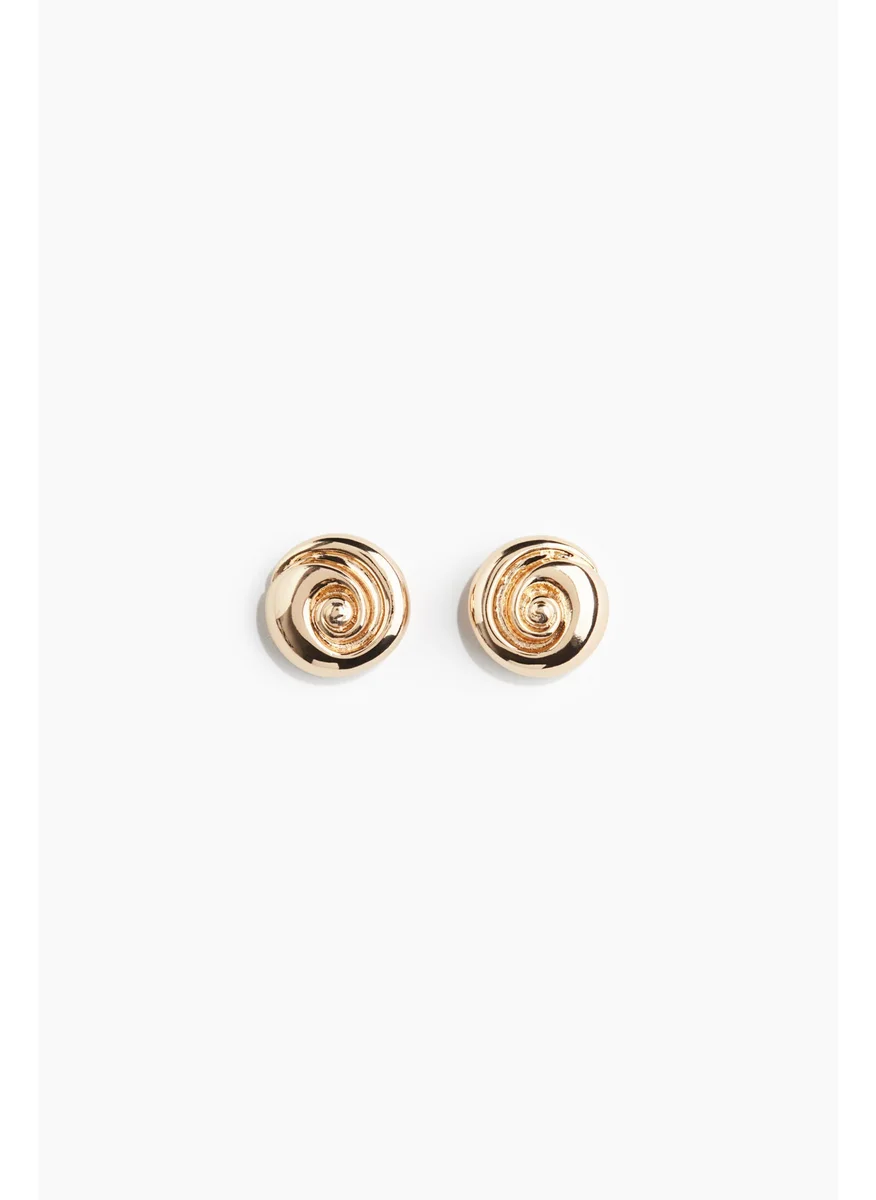 اتش اند ام Swirl-Shaped Earrings