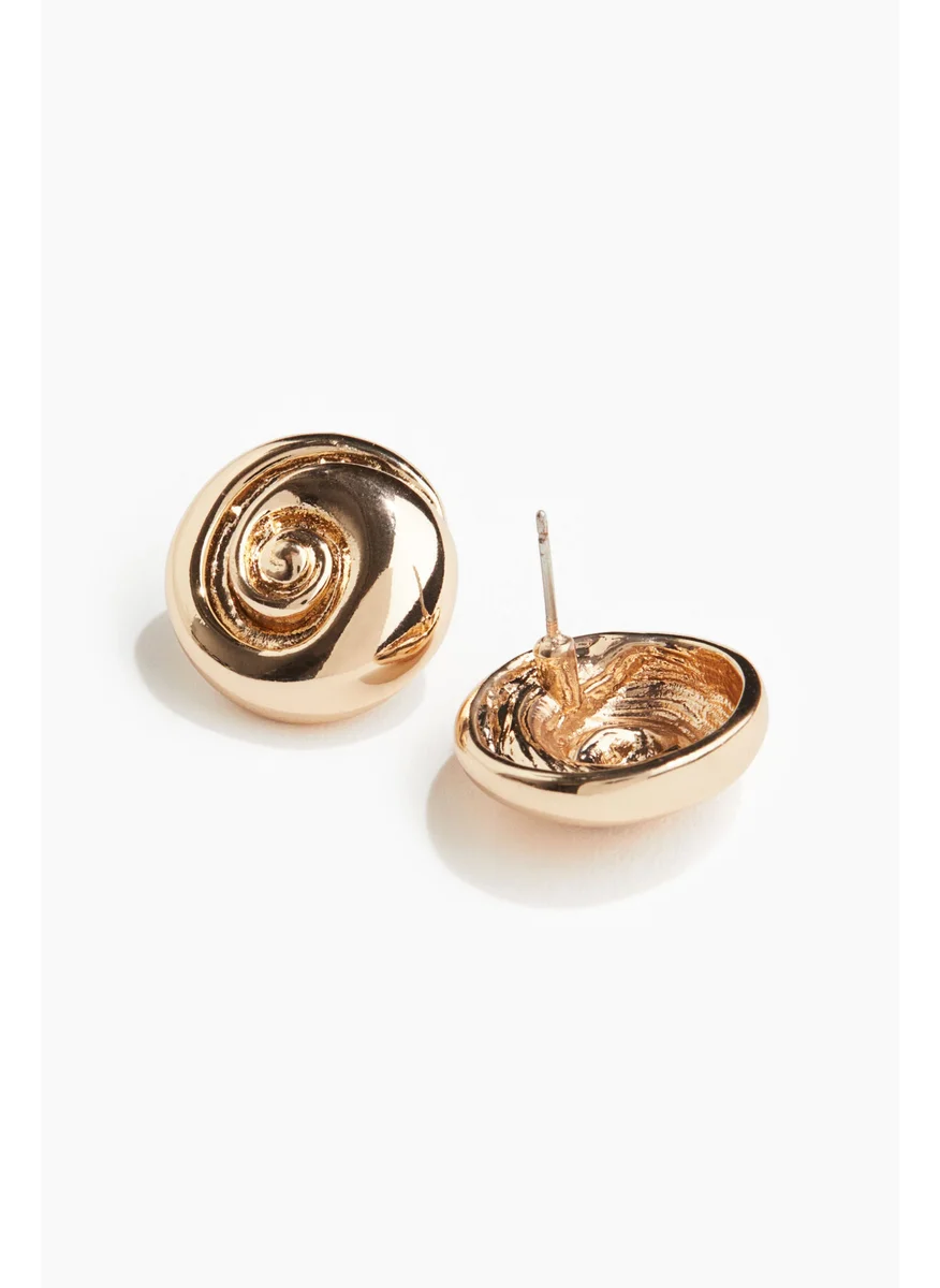 اتش اند ام Swirl-Shaped Earrings